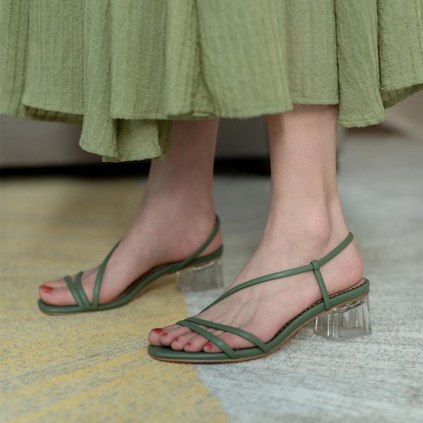 dress shoes real leather 4cm med heels sandals women summer open toe comfortable elegant band beige green size 40, Black
dress shoes real leather 4cm med heels sandals women summer open toe comfortable elegant band beige green size 40, Black