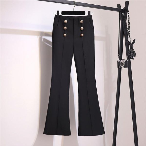 women's pants & capris bootleg autumn clothing 2021 korean style loose high waist wide leg leisure suit trousers, Black;white
women's pants & capris bootleg autumn clothing 2021 korean style loose high waist wide leg leisure suit trousers, Black;white