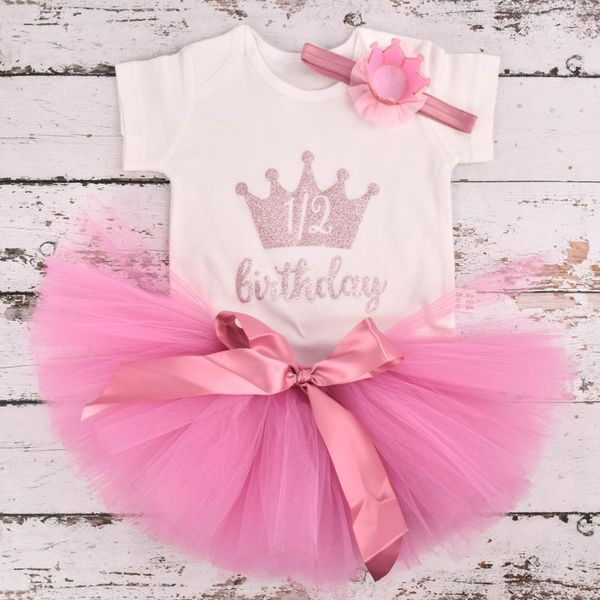 clothing sets baby girls 1/2 year birthday outfit rose gold crown tutu outfits infant party costume po props clothes set half, White
clothing sets baby girls 1/2 year birthday outfit rose gold crown tutu outfits infant party costume po props clothes set half, White