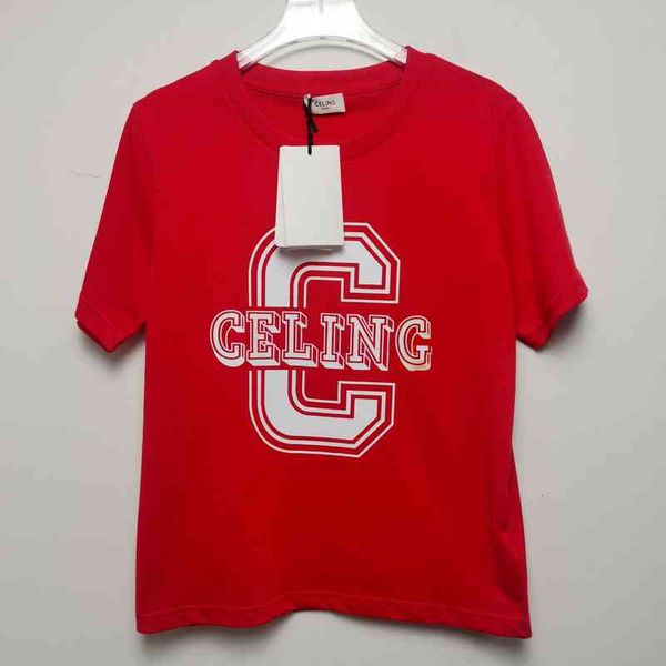 Women's T-Shirt Chao brand early spring CE Black and white contrast flocking letters Korean Casual Short Sleeve women's cotton CI1N
Women's T-Shirt Chao brand early spring CE Black and white contrast flocking letters Korean Casual Short Sleeve women's cotton CI1N