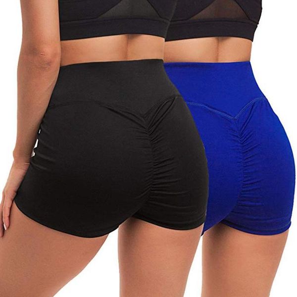 women heupen high tail sport yoga shorts summer sports outdoor fitness break effects color women's clothing, White;black
women heupen high tail sport yoga shorts summer sports outdoor fitness break effects color women's clothing, White;black