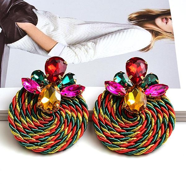 dangle & chandelier boho rainbow color rhinestone round earrings for women ethnic colorful handmade drop earring jewelry wholesale, Silver
dangle & chandelier boho rainbow color rhinestone round earrings for women ethnic colorful handmade drop earring jewelry wholesale, Silver