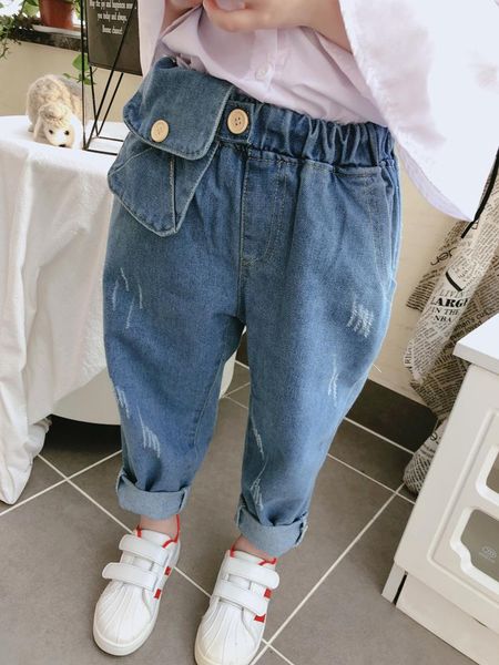 baby kids jeans spring girls elastic waist denim pants boys fashion loose trousers autumn children casual pants for 2-6 years, Blue
baby kids jeans spring girls elastic waist denim pants boys fashion loose trousers autumn children casual pants for 2-6 years, Blue