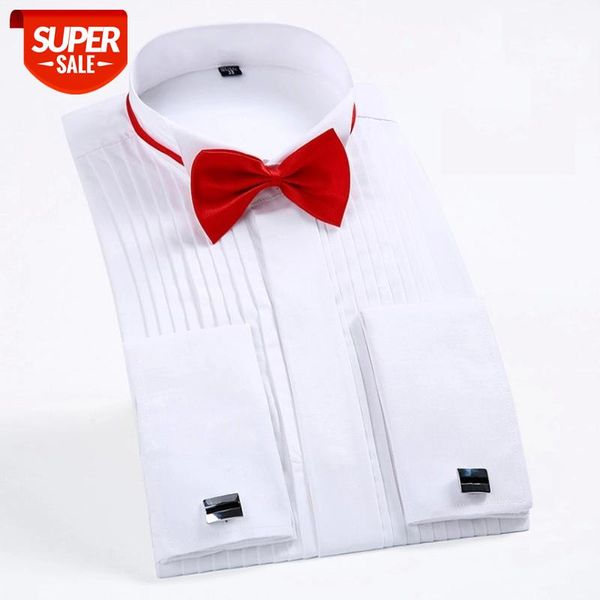france cufflinks mens tuxedo shirts long sleeve bow tie formal social dress shirts for men white black red s~5xl quality new #gp3g
france cufflinks mens tuxedo shirts long sleeve bow tie formal social dress shirts for men white black red s~5xl quality new #gp3g