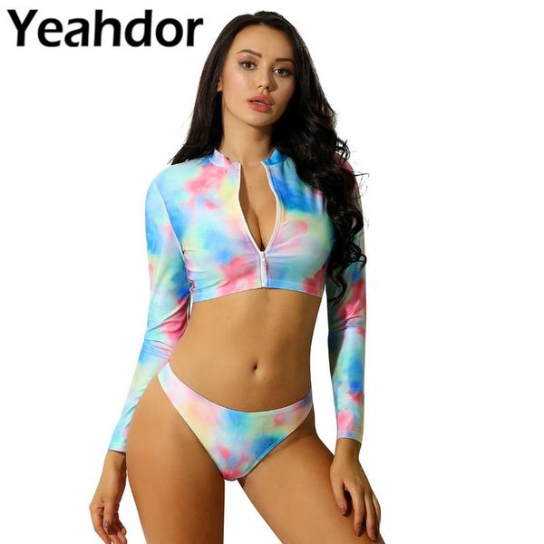 womens two piece swimsuit swimwear bikini set sport rash guard long sleeve crop high cut thong bathing suit swimming outfits
womens two piece swimsuit swimwear bikini set sport rash guard long sleeve crop high cut thong bathing suit swimming outfits