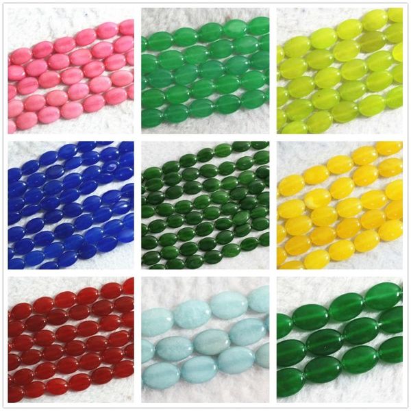 lovely multicolor jades natural stone chalcedony 13x18mm new stone oval fashion round loose beads diy jewelry 15" b327
lovely multicolor jades natural stone chalcedony 13x18mm new stone oval fashion round loose beads diy jewelry 15" b327