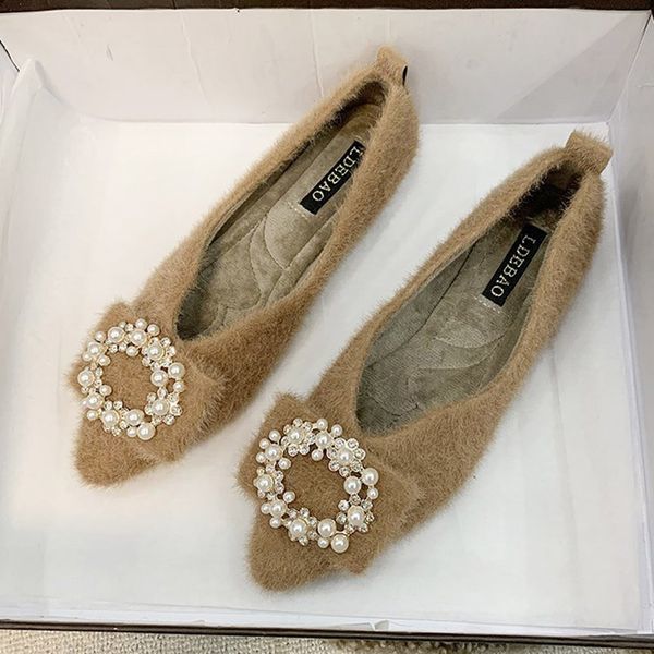 2020 autumn winter women flats fluffy slip on flat shoes woman loafers pearls pointed toe ballet flats crystal ladies shoe 8864n, Black;white
2020 autumn winter women flats fluffy slip on flat shoes woman loafers pearls pointed toe ballet flats crystal ladies shoe 8864n, Black;white