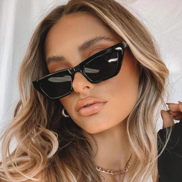 Sexy Retro Cat Eye Sunglasses Women Trendy Brand Designer Small Black Green Vintage Rectangle Sun Glasses Female Traveling, White;black
Sexy Retro Cat Eye Sunglasses Women Trendy Brand Designer Small Black Green Vintage Rectangle Sun Glasses Female Traveling, White;black