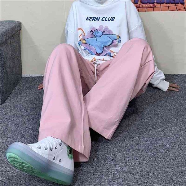 womens pants summer pink streetwear wide leg pants baggy casual trouser fashion femme high waist girl straight trouser, Black;white
womens pants summer pink streetwear wide leg pants baggy casual trouser fashion femme high waist girl straight trouser, Black;white