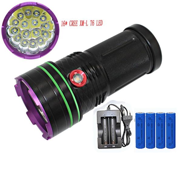 other led lighting 38000lmtactical 16x xml t6 waterproof torch fishing light hunting lamp + 4x18650 battery charger
other led lighting 38000lmtactical 16x xml t6 waterproof torch fishing light hunting lamp + 4x18650 battery charger