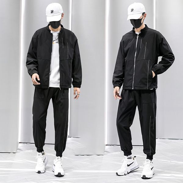 new 2021 hip hop tracksuit mens clothing set 2 pc sweat suit men streetwear jacket and sweatpants male casual jogger sets we9t n4rc, Gray
new 2021 hip hop tracksuit mens clothing set 2 pc sweat suit men streetwear jacket and sweatpants male casual jogger sets we9t n4rc, Gray