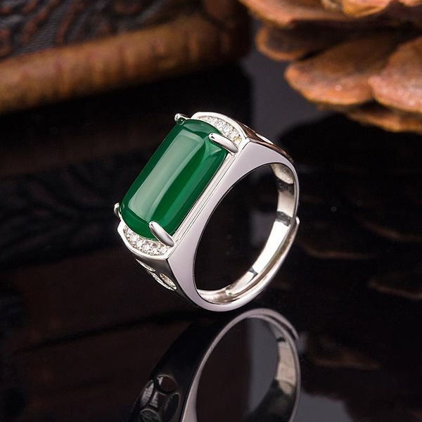 cluster rings vintage silver men's ring emerald jade resizes square shaped man finger jewelry wedding party gift korean decor green mal, Golden;silver
cluster rings vintage silver men's ring emerald jade resizes square shaped man finger jewelry wedding party gift korean decor green mal, Golden;silver
