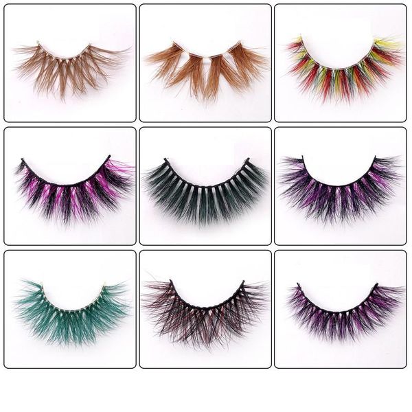 false eyelashes handmade mink hair colored stage makeup masquerade thick exaggerated cosplay 3d full long fluffy
false eyelashes handmade mink hair colored stage makeup masquerade thick exaggerated cosplay 3d full long fluffy
