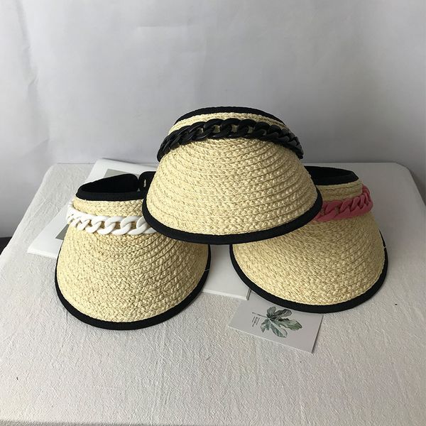 fashion women's sun hats handmade straw visor caps parent-child summer hat empty beach cap, Blue;gray
fashion women's sun hats handmade straw visor caps parent-child summer hat empty beach cap, Blue;gray