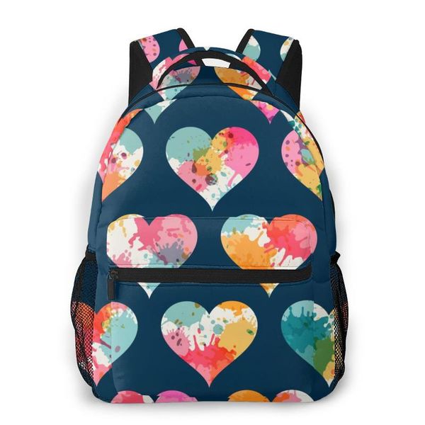 backpack women fashion male travel mens bag large lapshopping valentine's day colorful hearts
backpack women fashion male travel mens bag large lapshopping valentine's day colorful hearts