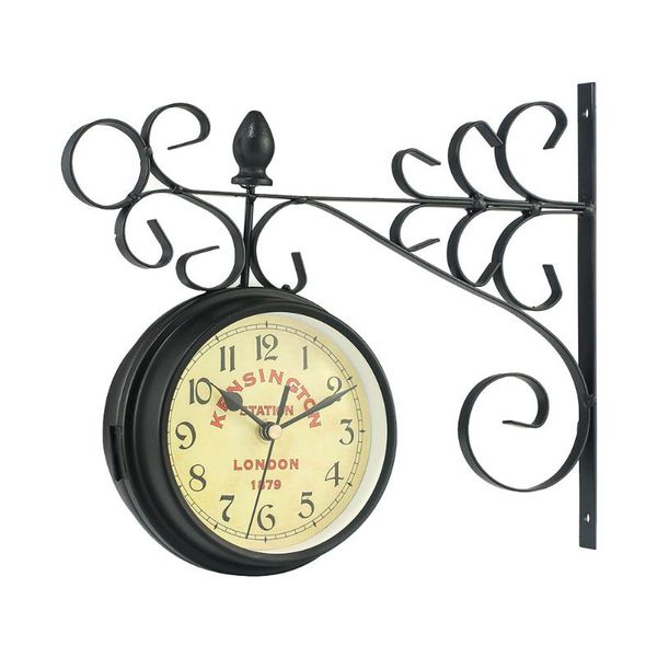 wall clocks double-side clock household hanging creative decor 
wall clocks double-side clock household hanging creative decor