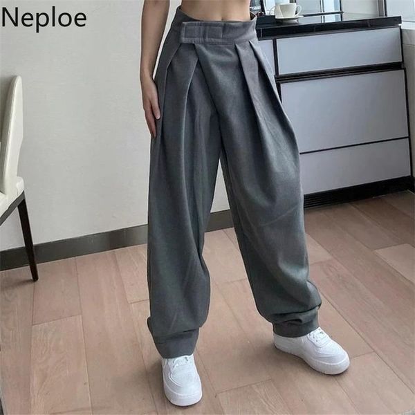 women's pants & capris neploe high waist pleated straight loose trousers women 2021 spring autumn casual solid suit vintage harajuku pa, Black;white
women's pants & capris neploe high waist pleated straight loose trousers women 2021 spring autumn casual solid suit vintage harajuku pa, Black;white