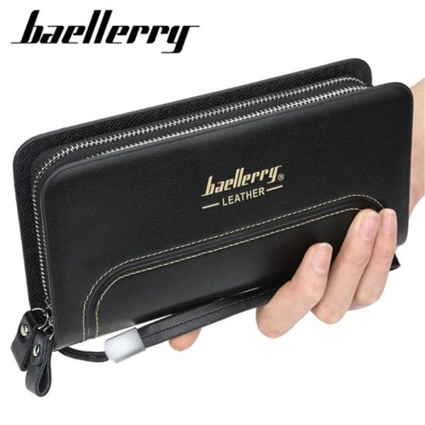 baellerry male wallets large capacity cell phone pocket double zipper male clutch bag pocket business wallet luxury, Red;black
baellerry male wallets large capacity cell phone pocket double zipper male clutch bag pocket business wallet luxury, Red;black
