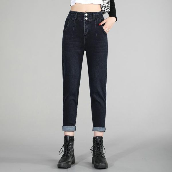 women's jeans denim elastic waist straight women fashion stretch daddy casual long, Blue
women's jeans denim elastic waist straight women fashion stretch daddy casual long, Blue