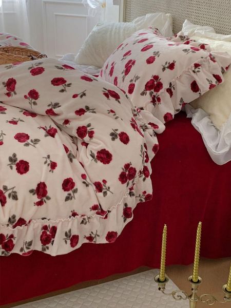 bedding sets french vintage set milk fleece coral bedspread pillowcase very warm winter us king size 3/4pcs
bedding sets french vintage set milk fleece coral bedspread pillowcase very warm winter us king size 3/4pcs