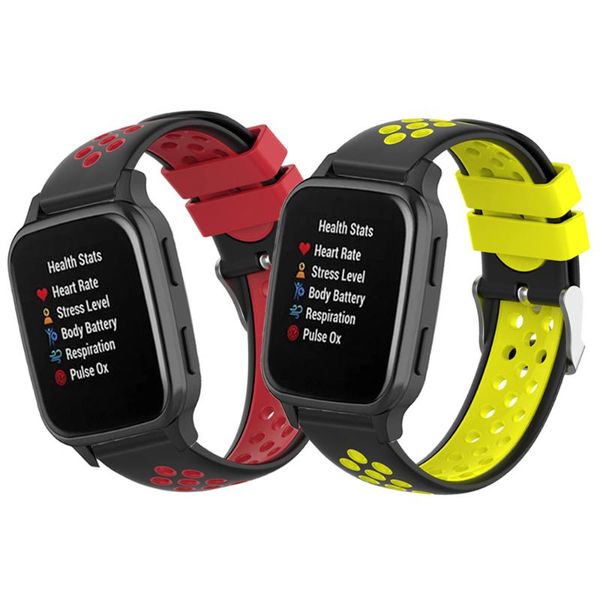 watch bands for garmin venu sq strap silicone sport replacement breathable band vivoactive 3/3m vivomove hr watchbands accessories, Black;brown
watch bands for garmin venu sq strap silicone sport replacement breathable band vivoactive 3/3m vivomove hr watchbands accessories, Black;brown