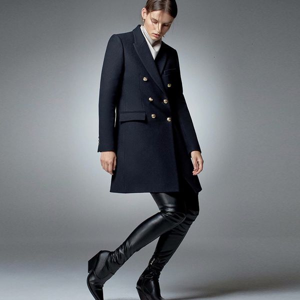 2021 new autumn winter woolen women double dreasted fashion ladies jacket solid big pockets overcoat girls casual wool coat vsk5, Black
2021 new autumn winter woolen women double dreasted fashion ladies jacket solid big pockets overcoat girls casual wool coat vsk5, Black