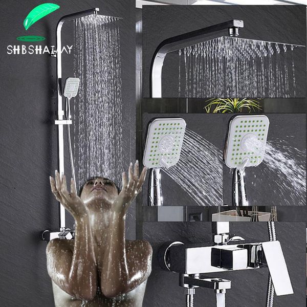 chrome brass bathroom shower faucet set wall mounted 8'' 12'' square rainfall shower head cold bath set
chrome brass bathroom shower faucet set wall mounted 8'' 12'' square rainfall shower head cold bath set