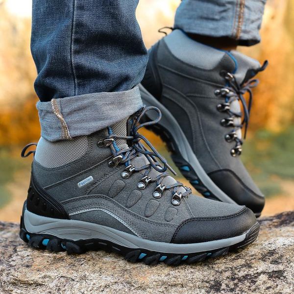 boots men hiking shoes winter outdoor walking travel mountain sport climbing ankle sneakers add plush women big size 45 46 47, Black
boots men hiking shoes winter outdoor walking travel mountain sport climbing ankle sneakers add plush women big size 45 46 47, Black