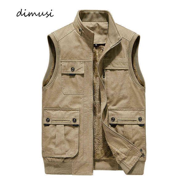 dimusi men's vest autumn winter fashion cotton fleece warm sleeveless jackets casual outwear thermal waistcoats mens clothing y1122, Black;brown
dimusi men's vest autumn winter fashion cotton fleece warm sleeveless jackets casual outwear thermal waistcoats mens clothing y1122, Black;brown
