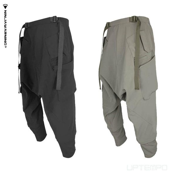 men's pants ninjawarning ultrawide drawcord convertable cargo drop crotch water repellent techwear ninjawear japanese style, Black
men's pants ninjawarning ultrawide drawcord convertable cargo drop crotch water repellent techwear ninjawear japanese style, Black