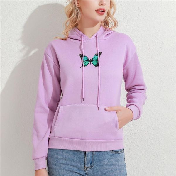 women's hoodies & sweatshirts butterfly print women autumn harajuku hooded casual ladies streetwear fashion female pullovers, Black
women's hoodies & sweatshirts butterfly print women autumn harajuku hooded casual ladies streetwear fashion female pullovers, Black