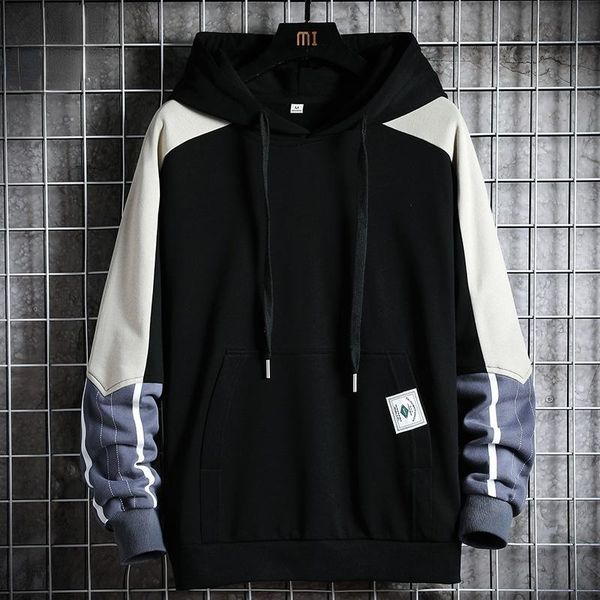 men's hoodies & sweatshirts 2021 fall hip-hop sweatshirt, loose pullover casual fashion streetwear, Black
men's hoodies & sweatshirts 2021 fall hip-hop sweatshirt, loose pullover casual fashion streetwear, Black