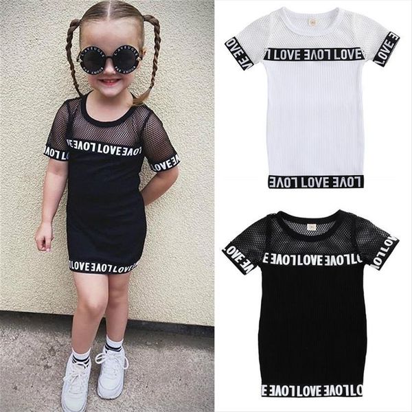 kids baby girls summer children girl dress short sleeve mesh letter print fashion casual clothes outfits 1 6y, Red;yellow
kids baby girls summer children girl dress short sleeve mesh letter print fashion casual clothes outfits 1 6y, Red;yellow