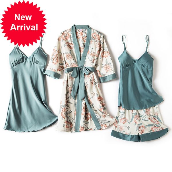 pajamas for pijama mujer 4 piece set ladies pyjama sleepwear women pajama sets sleep lounge with chest pads home wear, Black;red
pajamas for pijama mujer 4 piece set ladies pyjama sleepwear women pajama sets sleep lounge with chest pads home wear, Black;red