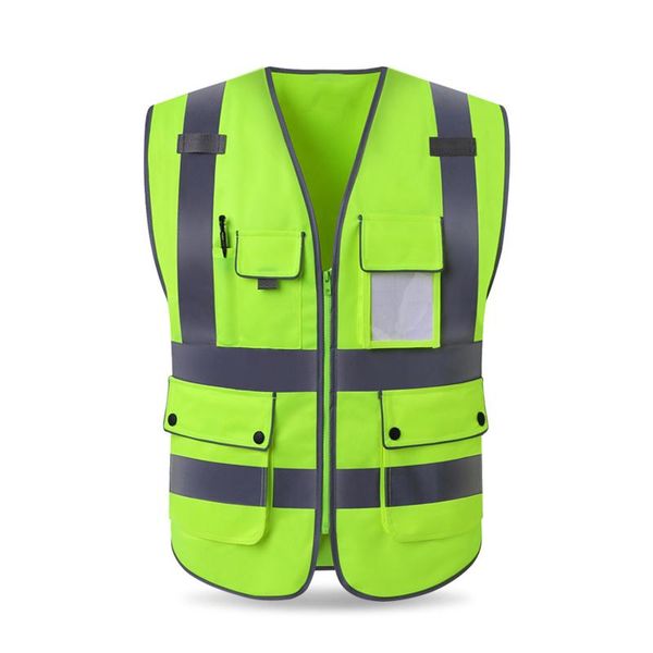 outdoor gadgets high visibility reflective vest zipper front safety with strips construction workwear
outdoor gadgets high visibility reflective vest zipper front safety with strips construction workwear