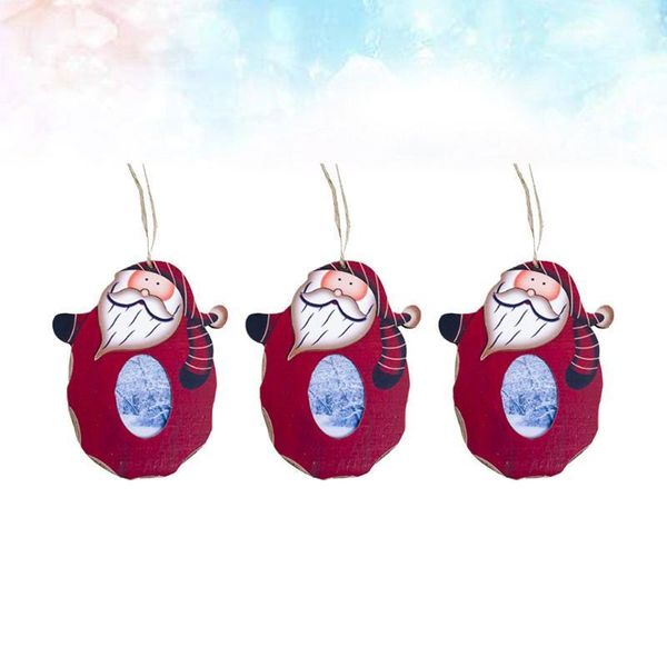 christmas decorations 3 pcs creative wooden craft hanging ornament po picture frame home decoration party supplies (santa claus)
christmas decorations 3 pcs creative wooden craft hanging ornament po picture frame home decoration party supplies (santa claus)