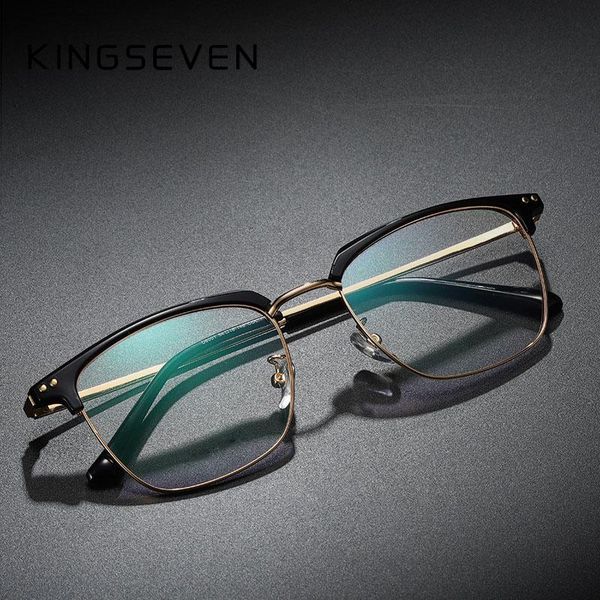 sunglasses kingseven titanium glasses frame men square eyewear male classic optical prescription eyeglasses computer anti-blue, White;black
sunglasses kingseven titanium glasses frame men square eyewear male classic optical prescription eyeglasses computer anti-blue, White;black
