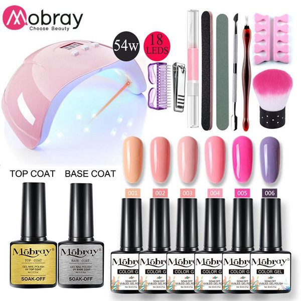 nail art kits mobray gel polish set with 54w uv/led lamp dryer soak off uv varnish learner kit design base coat
nail art kits mobray gel polish set with 54w uv/led lamp dryer soak off uv varnish learner kit design base coat
