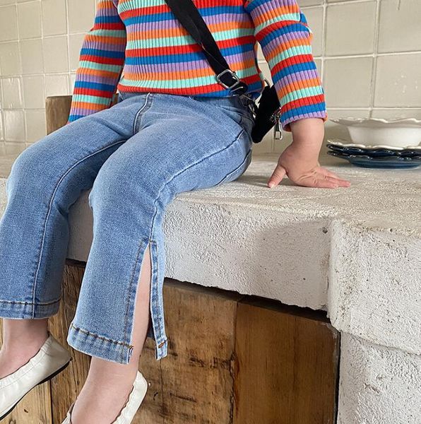 jeans 2021 arrival girls boys denim long pants autumn fashion kids jean flare 1-7 years ws423, Blue
jeans 2021 arrival girls boys denim long pants autumn fashion kids jean flare 1-7 years ws423, Blue