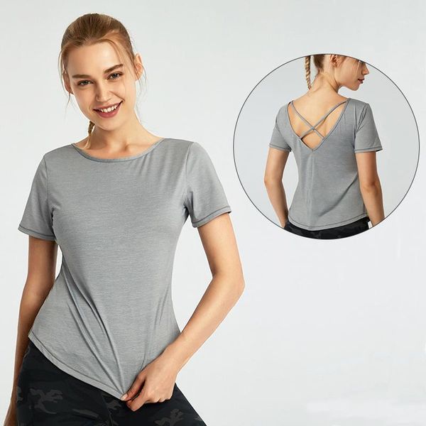 solid casual women yoga shirts hollow backless vest sports singlet fitness running training workout sportswear outfit
solid casual women yoga shirts hollow backless vest sports singlet fitness running training workout sportswear outfit
