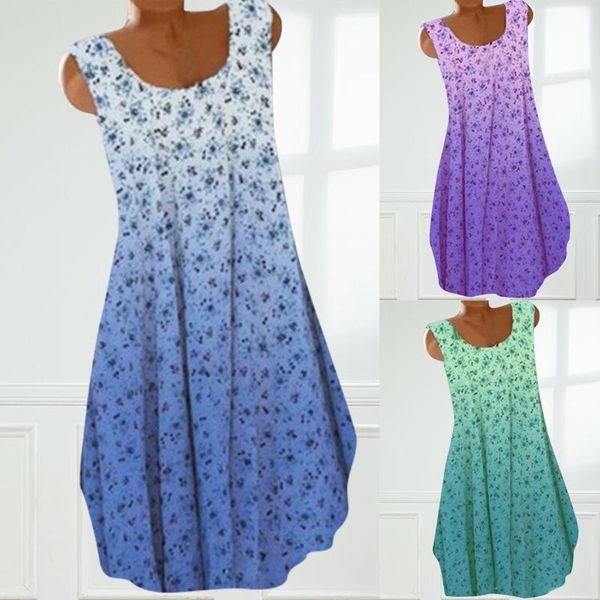 casual dresses women round neck loose dress ladies plus size sleeveless vest floral gradient summer femme o #g5, Black;gray
casual dresses women round neck loose dress ladies plus size sleeveless vest floral gradient summer femme o #g5, Black;gray