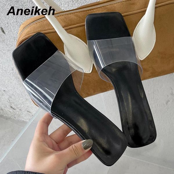 aneikeh women's shoes 2021 new fashion summer solid thin heels slippers square toe pvc slides outside shallow party concise, Black
aneikeh women's shoes 2021 new fashion summer solid thin heels slippers square toe pvc slides outside shallow party concise, Black