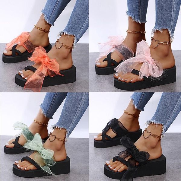 slippers women's flip flops 2021 summer shoes for women wedge platform bow all-match comfortable clip toe casual, Black
slippers women's flip flops 2021 summer shoes for women wedge platform bow all-match comfortable clip toe casual, Black