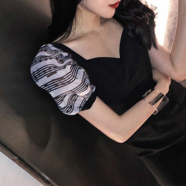 luxury party evening dress 2021 summer black slim bubble sleeve short dinner annual meeting temperament small, White;pink
luxury party evening dress 2021 summer black slim bubble sleeve short dinner annual meeting temperament small, White;pink