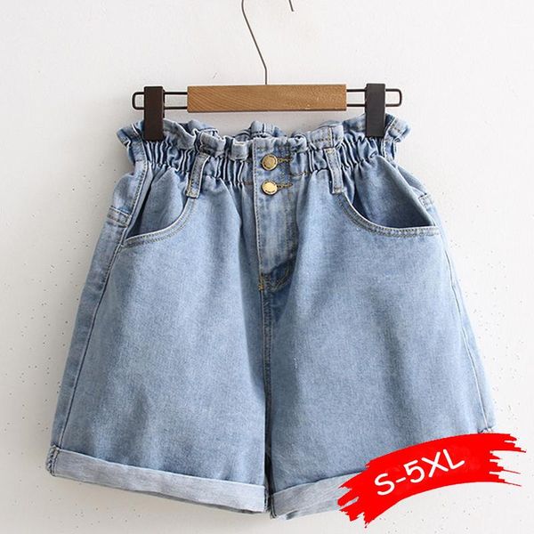 women's shorts 2021 summer high waist denim women casual loose lady fashion bud elastic pocket short jeans female plus size s-5xl, White;black
women's shorts 2021 summer high waist denim women casual loose lady fashion bud elastic pocket short jeans female plus size s-5xl, White;black