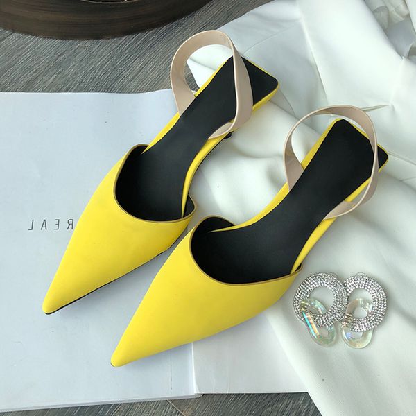 2021 new fashion woman autumn kitten heels slingbacks pointed toe candy colors women's shoes office lady elegant pumps l1uk, Black
2021 new fashion woman autumn kitten heels slingbacks pointed toe candy colors women's shoes office lady elegant pumps l1uk, Black