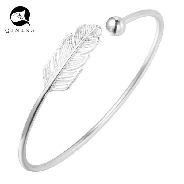 japanese and korean version of the bracelet bohemian ethnic style simple feather open jewelry bracelets forwomen tibetan silver, Black
japanese and korean version of the bracelet bohemian ethnic style simple feather open jewelry bracelets forwomen tibetan silver, Black