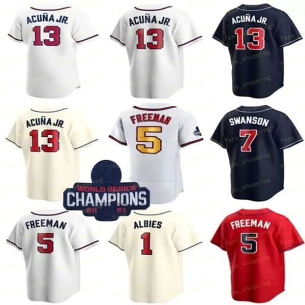 2021 ws champion baseball jersey ozzie albies freddie an austin riley ronald acuna jr. jorge soler matzek dansby swanson fried pederson aaro, Blue;black
2021 ws champion baseball jersey ozzie albies freddie an austin riley ronald acuna jr. jorge soler matzek dansby swanson fried pederson aaro, Blue;black