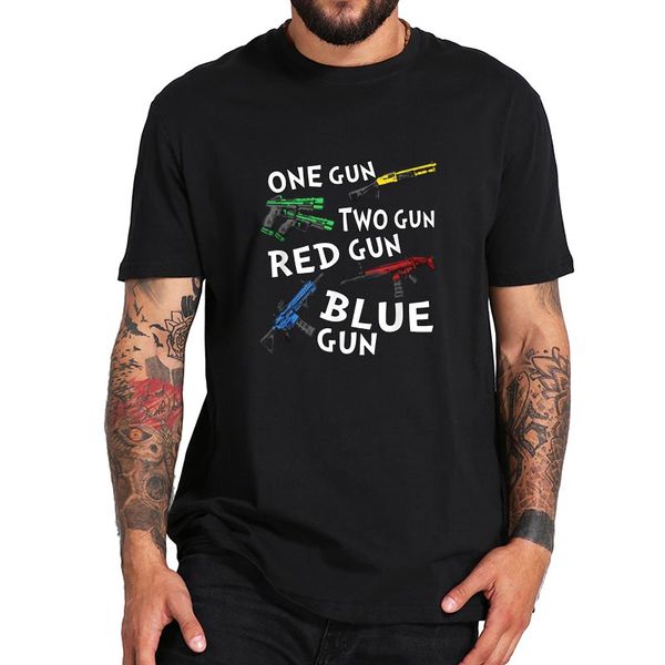 ccccsportone gun two gun red gun blue t shirt funny graphic tshirt 100% cotton comfortable camisetas, Black;yellow
ccccsportone gun two gun red gun blue t shirt funny graphic tshirt 100% cotton comfortable camisetas, Black;yellow