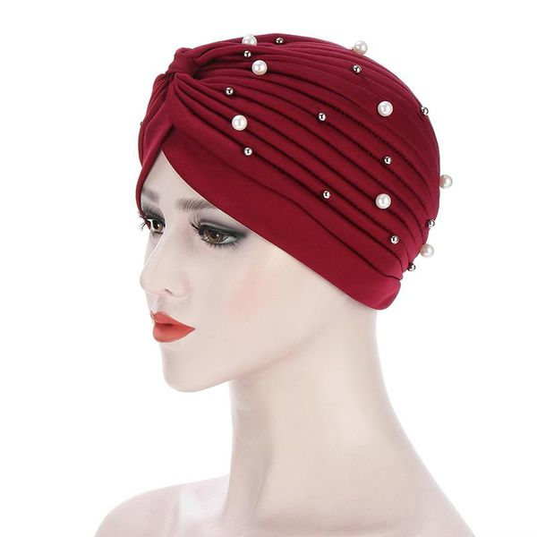 beanie/skull caps pleated ladies hats polyester western style four seasons small beaded turban solid color hair accessories, Blue;gray
beanie/skull caps pleated ladies hats polyester western style four seasons small beaded turban solid color hair accessories, Blue;gray
